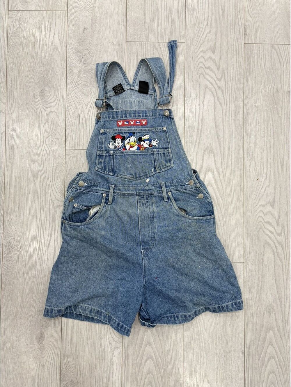 Vintage Womens Disney Overalls Jeans pants Denim M